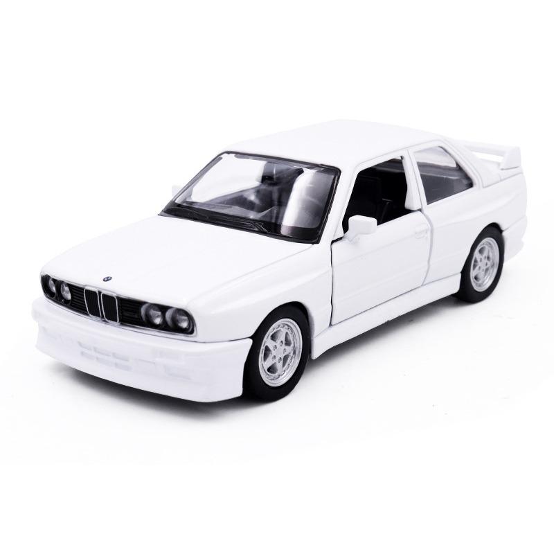 1/36 BMW M3 1987 Alloy Toys Car Model Metal Diecasts Toy Vehicles Authentic Exquisite Interior Pull Back 2 Door Opened Kids Gift