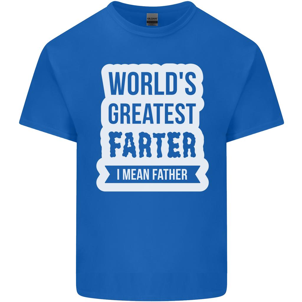 Vatertag Furzer Lustig Blähungen Furz Unisex Leichtes Baumwoll-T-Shirt