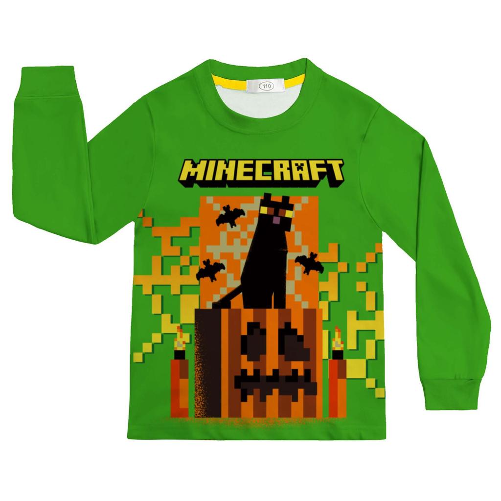 Children's Minecraft Long Sleeve Home Wear Set