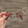Cute Bow Children'S Glasses Sunglasses Trendy Fashion Versatile Sunglasses Children'S Metal Glasses