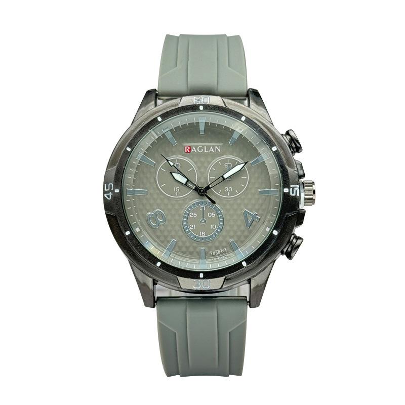 JYL Men's Watch Business  Calendar Silicone Strap