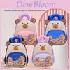 Childrens Backpack Cartoon Capybara Kids School Bag For Preschool And Toddler Use