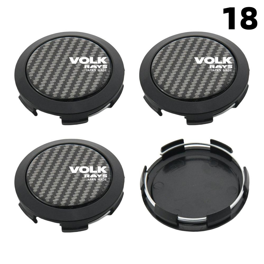 4 STKS 64 MM Buiten Diameter / 62 MM Binnen Diameter Velgdopjes RAYS VOLK VR GRAM Logo Wiel Center Dop Wieldeksel Naafdoppen Sportauto Band Accessoires