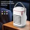 Portable Air Conditioner Easy Control Panel Large Water Tank Natural Wind Mode Colorful Ambient Lights Air Cooler