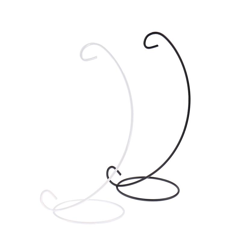 

5Pcs Bauble Holder Ornament Hanging Display Plant Stand Hanger Iron Home Decor чёрный