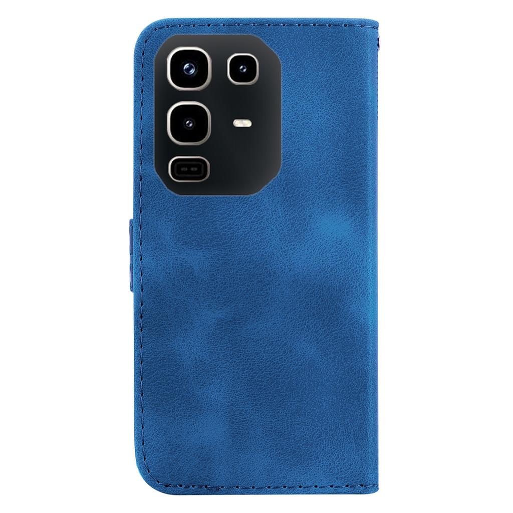 For Infinix Note 50 4G/Note 50 Pro 4G Stand Case 7-Shaped Pattern Imprint Leather Phone Cover with Strap