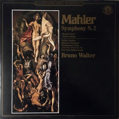 LP Record GUSTAV MAHLER  BRUNO WALTER  NEW   Symphony No. 2 Resurrection M2P42472 CBS Masterworks 1987 Netherland Classical Used