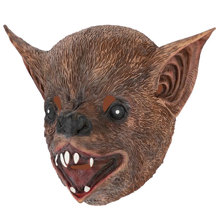 

Halloween mask latex headgear cute cat shark raccoon donkey parrot bat rhinoceros bar party 40287