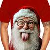 Christmas Style Hat 3d Print T-shirt Men Women Fashion Short Sleeve Tops Tees Funny Santa Claus Tshirt Mens Clothing Snowflake