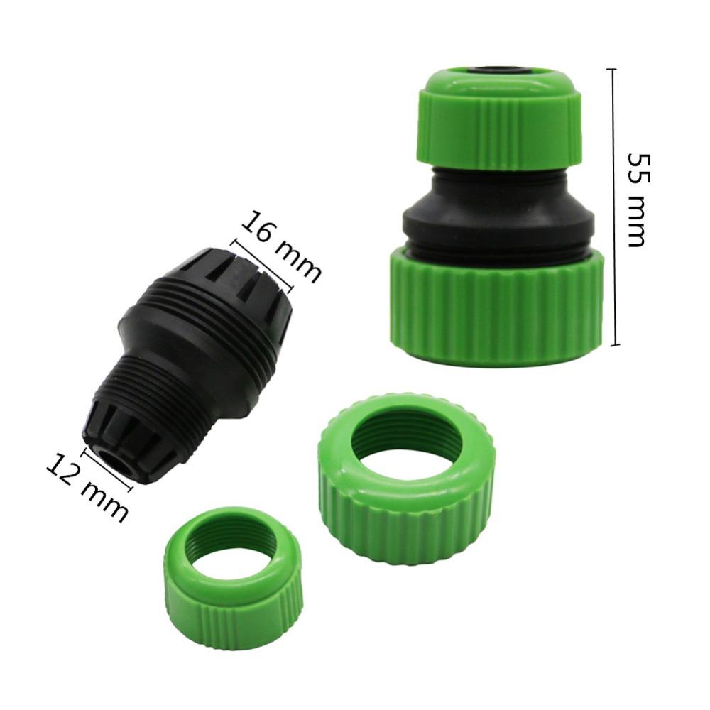 1/2" 3/4" Pipe Hose Repair Connecor Garden Irrigation Car Washing Hose Joint Agriculture Watering Adapter 16/20mm Tubing Fitting