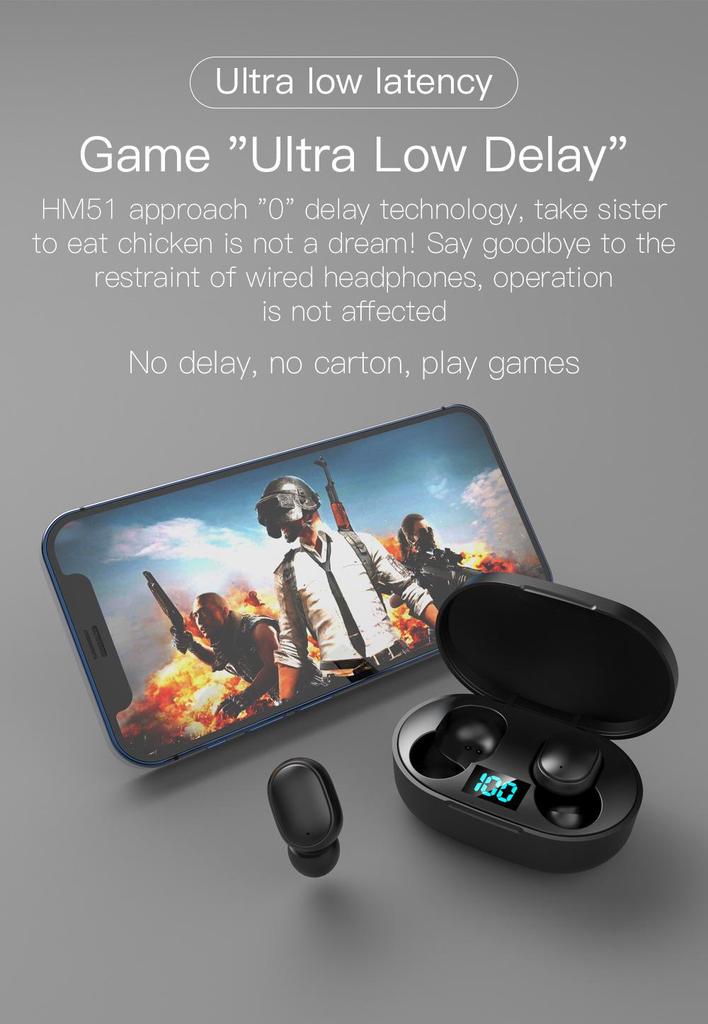 Mini Bluetooth Wireless Noise-Cancelling Earbuds for Men and Women