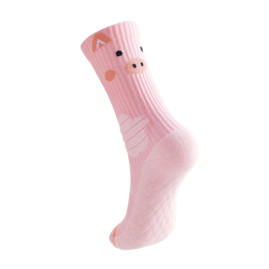 Women's Mid-calf Cartoon Anime Multifunctional -bottom Sports Trendy Socks For Running