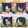 Xianyun Cute Genshin Impact Cushion Cover Natural Linen Organic Fabric DoubleSided Printing Room Sofa Decor Pillow Case