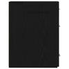 Pharmacy Cabinet Black Oak Effect 20 x 45.5 x 60 cm