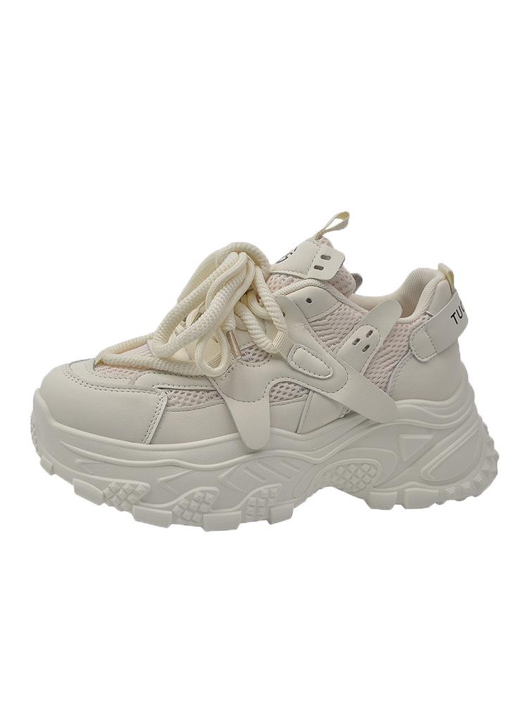 Women's 2025 Autumn Thick-Soled Dad Shoes - White Cortez Casual Sports Sneakers, Super Hot and Stylish, Make Feet Appear Smaller.