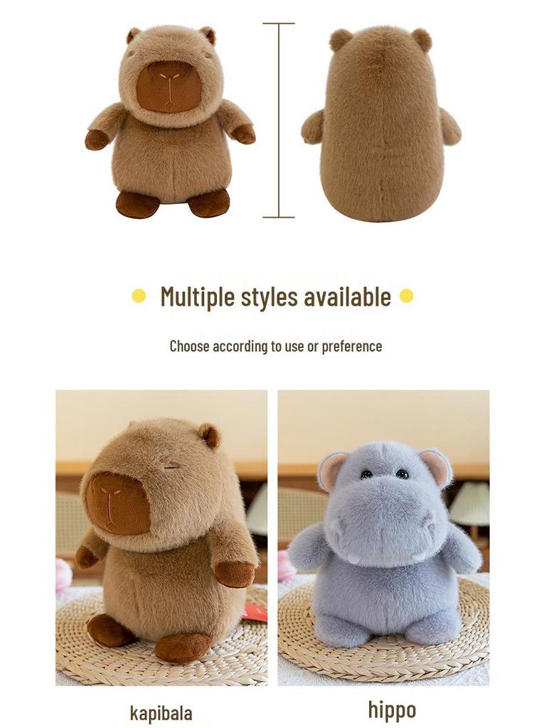 Big Belly Series Plush Toy: Koala, Capybara, Elephant, Dinosaur, Rabbit, Donkey