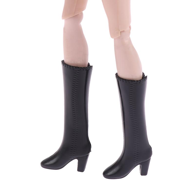 5 Perechi Pantofi Păpușă Cizme Alb Negru Accesorii Decor Păpușă Jucării DIY pentru Copii Potrivite Pentru Păpuși de 30 cm Păpuși 1/6