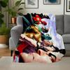 Justice League DC Comics Superhero Group Wall Art Print Poster Blanket Flannel Throw Blanket, Bed, Travel, Camping, Office, Couch, Chair