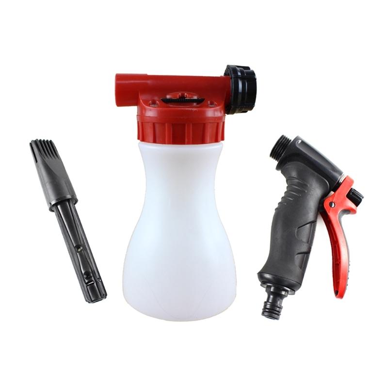 1L Pistolet Pianotwórczy Dysza Spryskiwacz do Mycia Samochodów Ogrodu Podwórka Praktyczne Pistolety Natryskujące Pianę