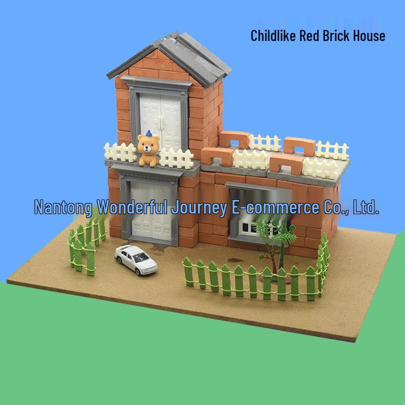 Little Bricklayer DIY Cement House Building Blocks - Educational Toy for Children