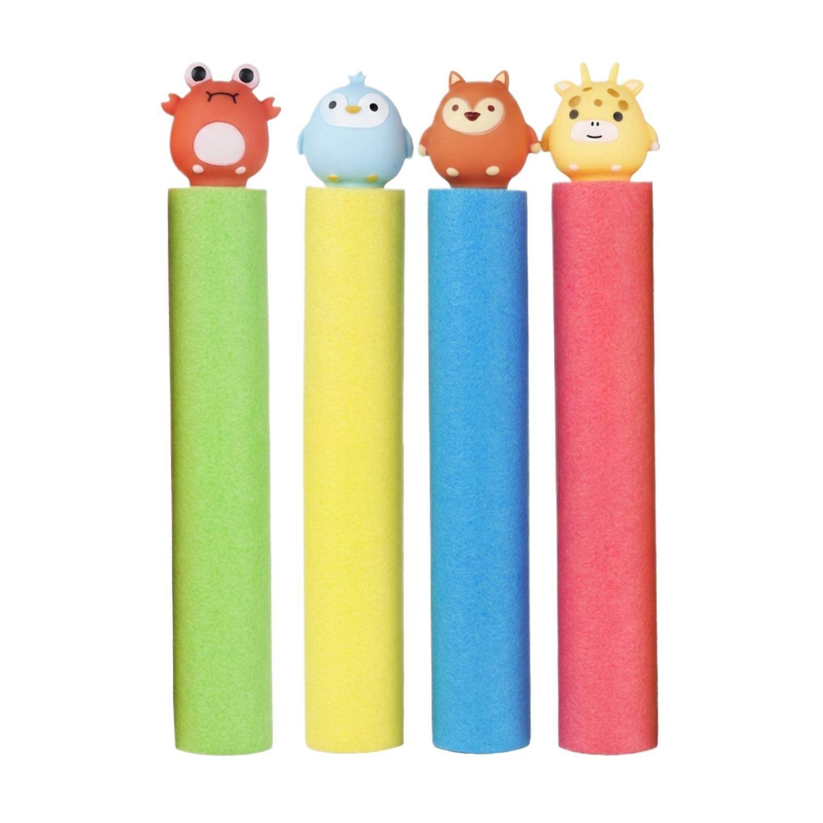 EVA Foam Water Blaster Toy High Pressure Pull Type Water Gun Summer Beach Outdoor Play Foam Cylinder Water Shooter for Kids