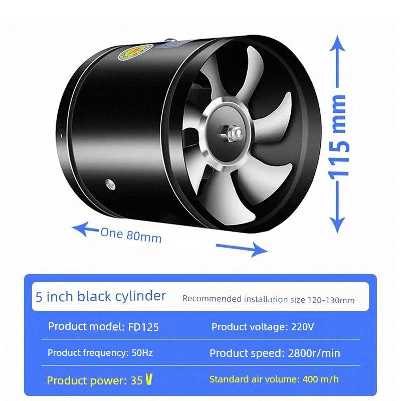 Exhaust Fan Ventilating Fan Kitchen For Home Ventilator High Power Range Hood Exhaust Fan Strong Exhaust Fan Commercial