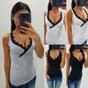 Breathable Sexy Lace Women Vest Tops V-neck Sleeveless Summer Tank Blouse For Everyday Wear