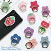 Mobile Phone Holder Finger Ring Stand 360° Rotation Stand Bear Flowers Strawberry Cellphone Stand Universal Lazy Bracket