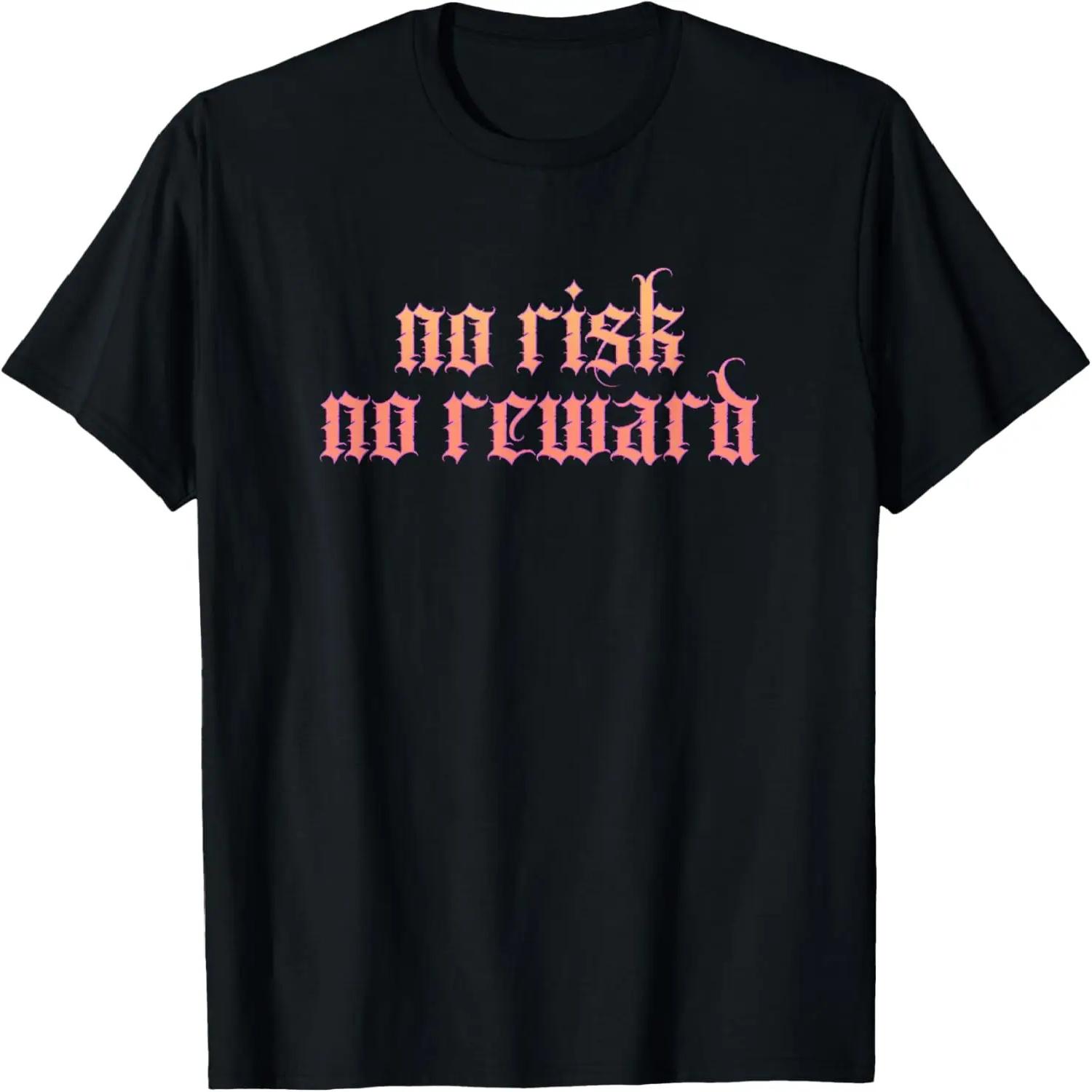 Retro Bootleg No Risk No Reward T-Shirt S чёрный