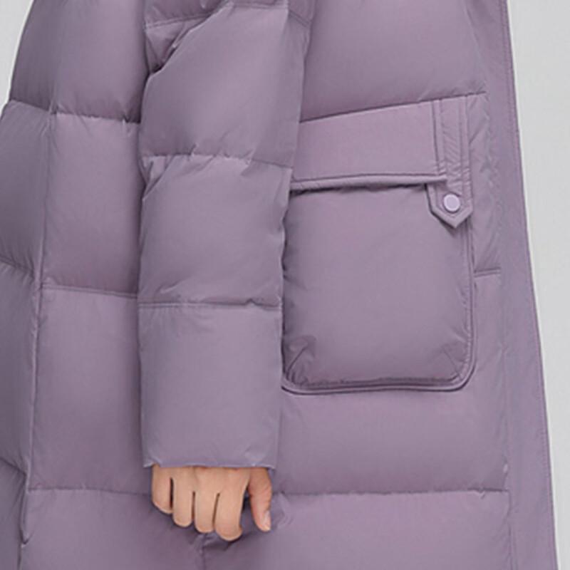 Snow Flying Women's Hooded Mid-Length Down Jacket