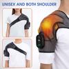 Electric Heating Shoulder Massager LED Display Vibration Massage Shoulder Support Belt Strap For Joint Brace Care Muscle Relax