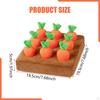 Carrot Toy Puzzle Toys Birthday Gifts Developmental Interactive Non Slip Educational with 9 Carrots