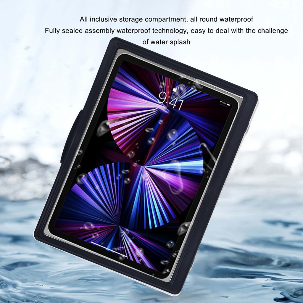 Bathroom Waterproof Anti Fog Mobile Phone Case Wall Mount Sealed Protective Cover Computer Tablet Storage Case Box