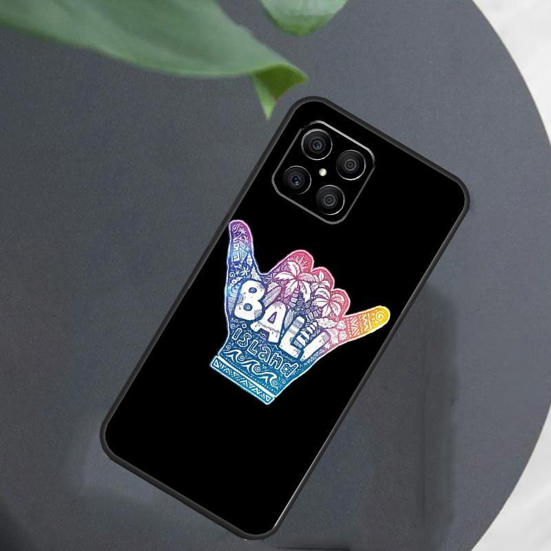 Surfer Surf Hang Loose Shaka For Honor Magic 5 6 7 8 Pro Case For Honor 400 200 50 70 Lite X8c X8b X9a X9b X9c X9d Win RT