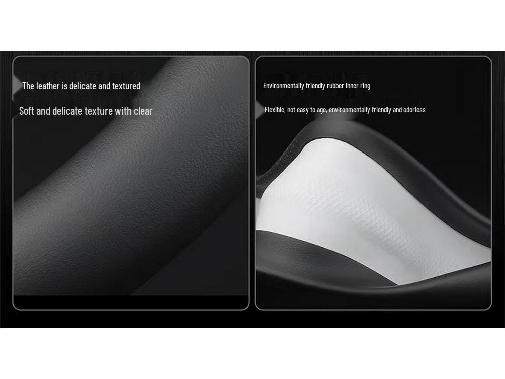 Nappa Leather Ultra-Thin Breathable Steering Wheel Cover for Mercedes C260L/E300L/GLC300L/GLB20
