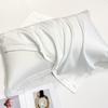 Pure Natural Tencel 48cm*74cm Pillowcase Solid Color Pillow Case Cover designed for Bedroom Practical Household Product