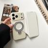 Imitation Liquid Flip Card Bag, Magnetic Suction Bracket, Mobile Phone Case, Suitable for Apple 17PRO Trend 12 Anti-drop 13 Skin Feeling 16