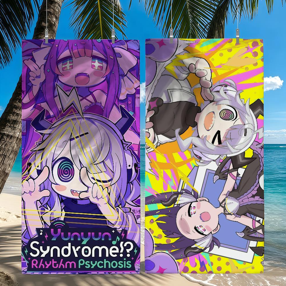 Game Y-Yunyun Syndrome Towel Quick Drying Beach Towels Are Suitable For Swimming Pools Camping Yoga And The Gym