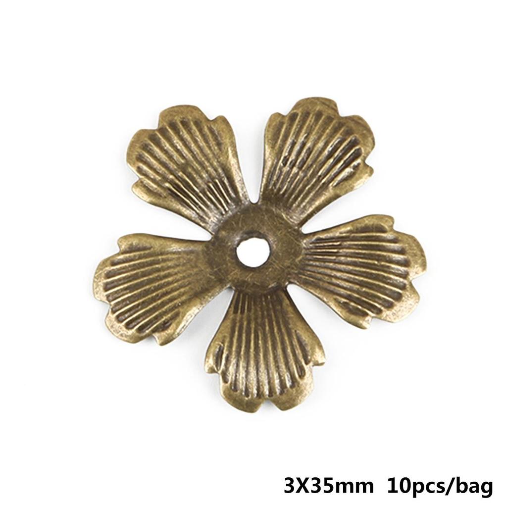 10ks Paví Měsíční Přívěsek Květina DIY Doplňky Součástky Pro Výrobu Šperků
