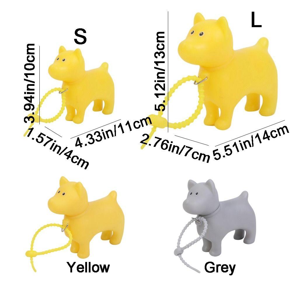 Hands-Free Dog Shaped Pet Poop Bag Holder Portable with Clip Trash Bag Dispenser Hanging Pet Garbage Bag Dispenser Travel