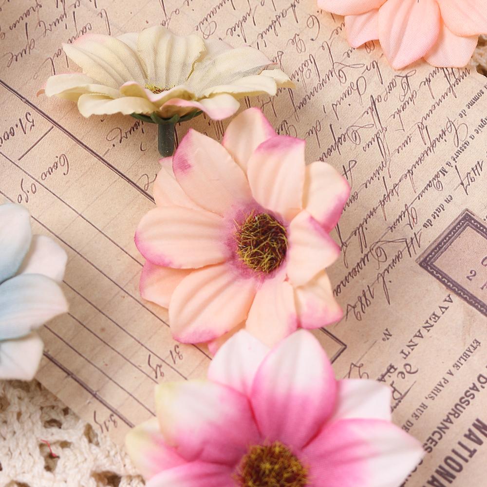 10/20 Stück Künstliche Doppelschichtige Sonnenseide Simulationsblumen Wohnzimmer Küchendekoration Zimmer Hochzeitsdeko DIY-Zubehör