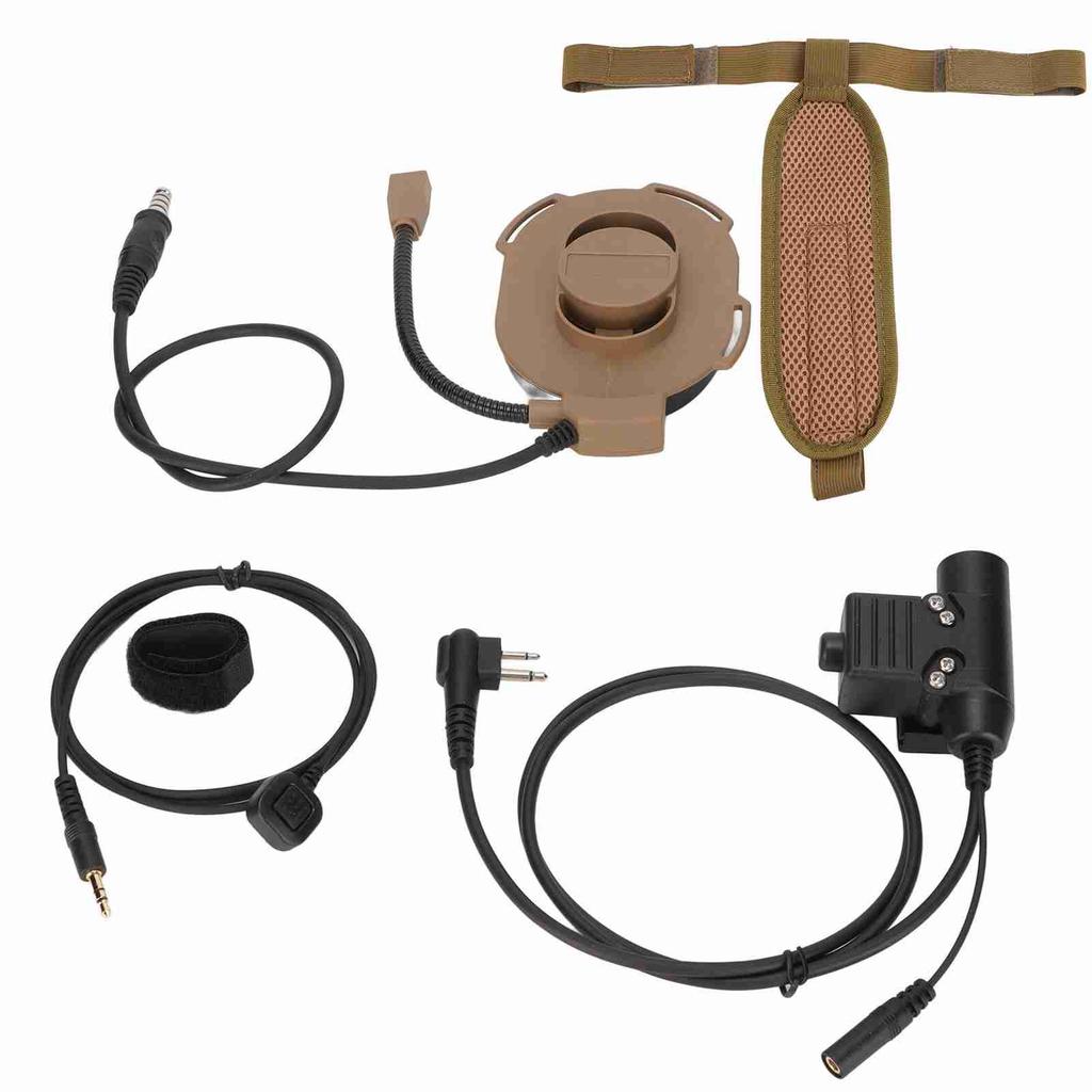 HD01 Motorcycle Helmet Headset Adjustable High Strengthy Portable Helmet Earpiece with PTT for