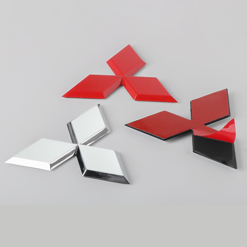 ABS Auto Přední Zadní Znak Mřížka Emblem pro Mitsubishi Ralliart Lancer ASX Colt Pajero Outlander Eclipse Delica EVO Grandis Colt
