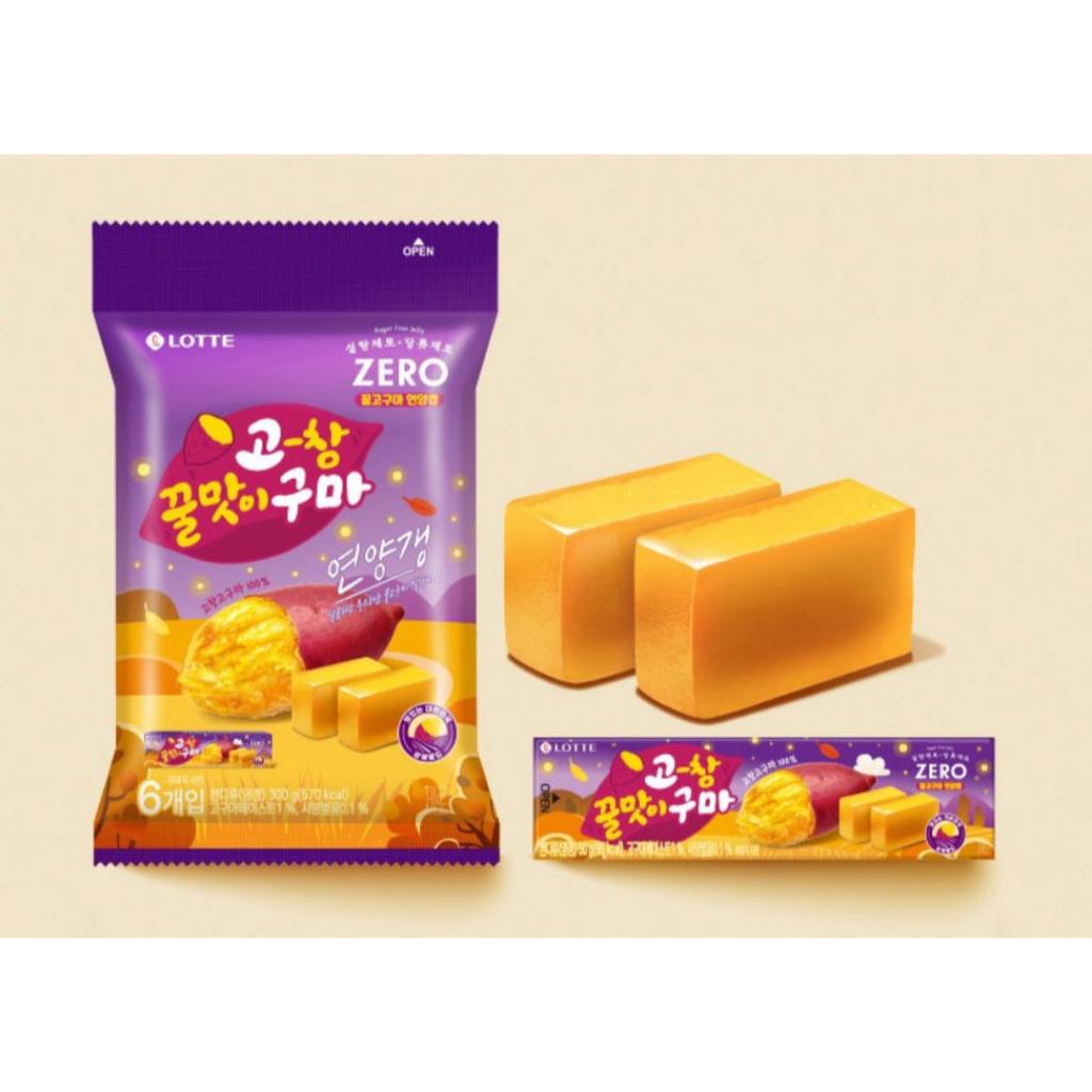 Lotte Yeonyanggaeng Honey Sweet Potato 50gx6PCS (Sweet Red Bean Jelly)
