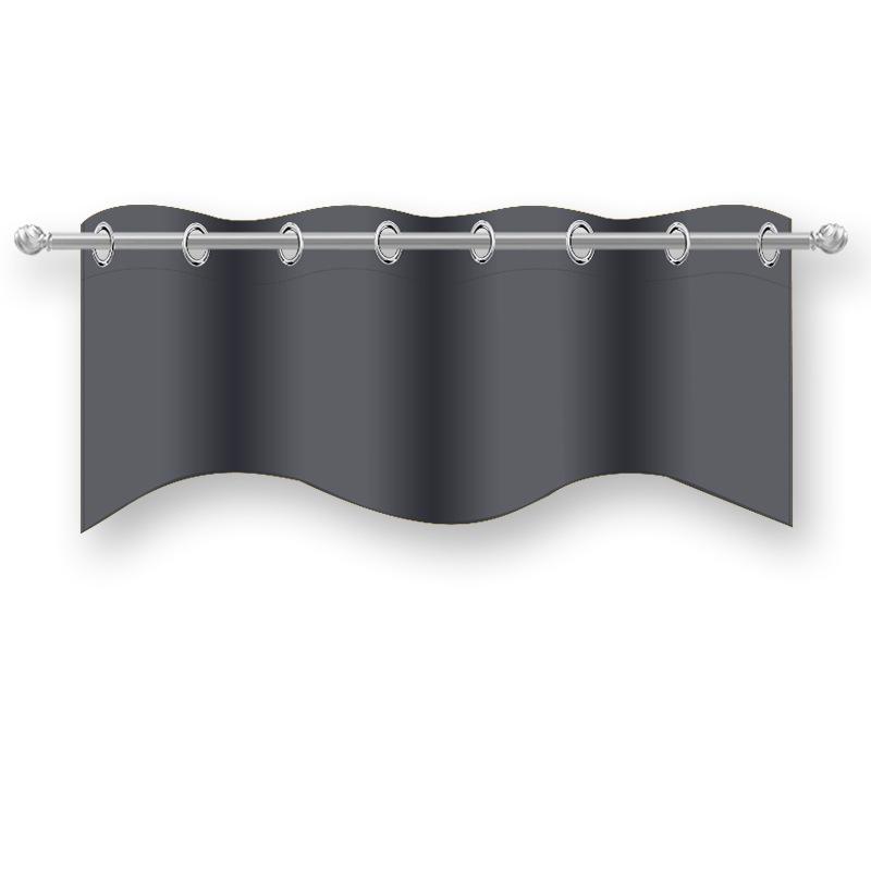 Finished Curtains Small Curtains Perforated Curtains Curtains High-Precision Solid Color Blackout Curtains