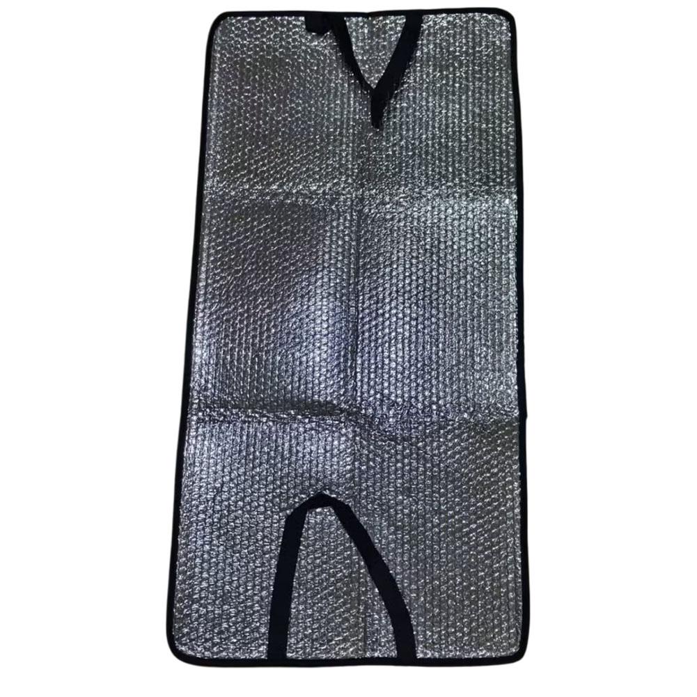 Air Conditioning Cover Outdoor Rainproof Sun-Resistant Aluminum Foil Dust Cover Protective Sleeve With Elastic Band Lifting Loop