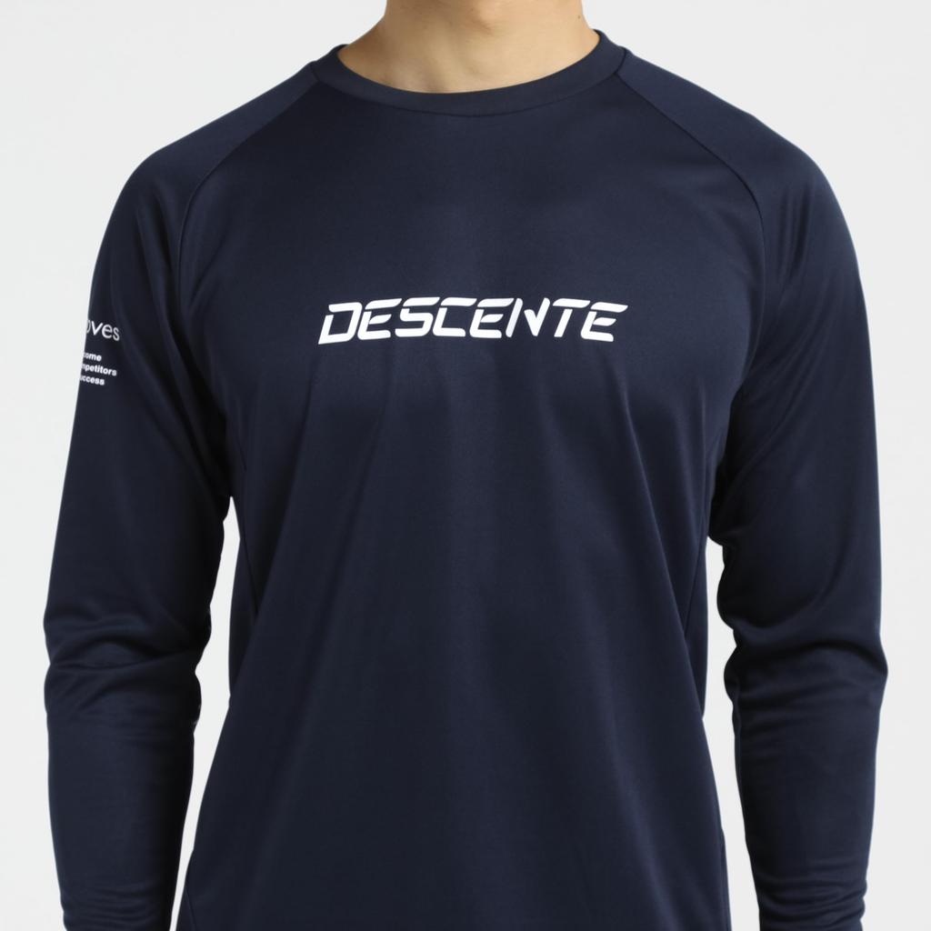 DESCENTE NV00 Long Sleeve Volleyball Comfortable for Men and Club Activities (DV5SLT01U) Shirt, Women,
