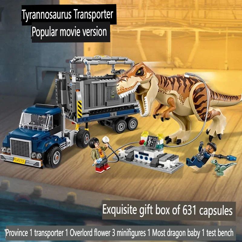 Dinozaury z Jurajskiego Parku Południowy Smok Behemot i Smok Sierpowaty Atak 76949 T-Rex Klocki Zabawki dla Dzieci Prezent