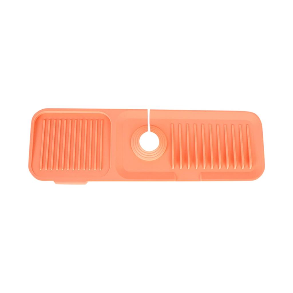 Sink Anti-slip Storage Mat Faucet Anti-splash  Pad Anti-slip Countertop Mat Cup Anti-slip Storage