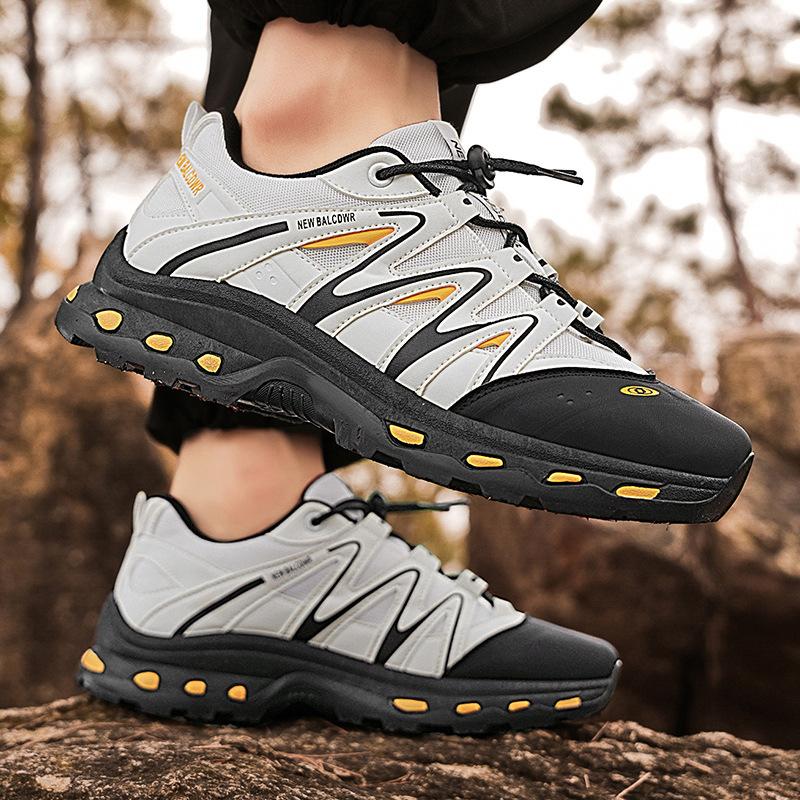 Men's Casual Sports Hiking Shoes Four-season Versatile Outdoor Running Shoes Platform Non-slip Wear-resistant Dad Shoes